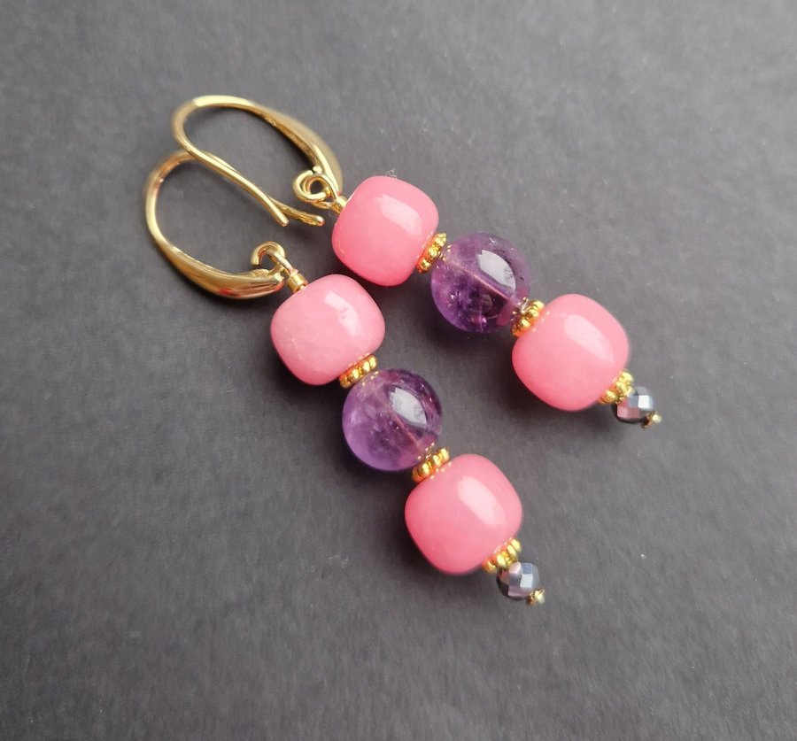 stone earrings