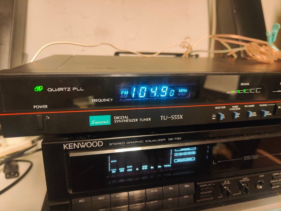 Sansui Vintage TU-555X Digital Tuner Synth