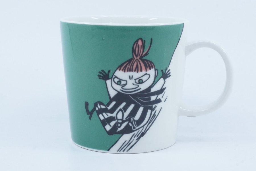 Muminmugg Lilla My glider grön / Moomin Mug Little My Sliding [A]