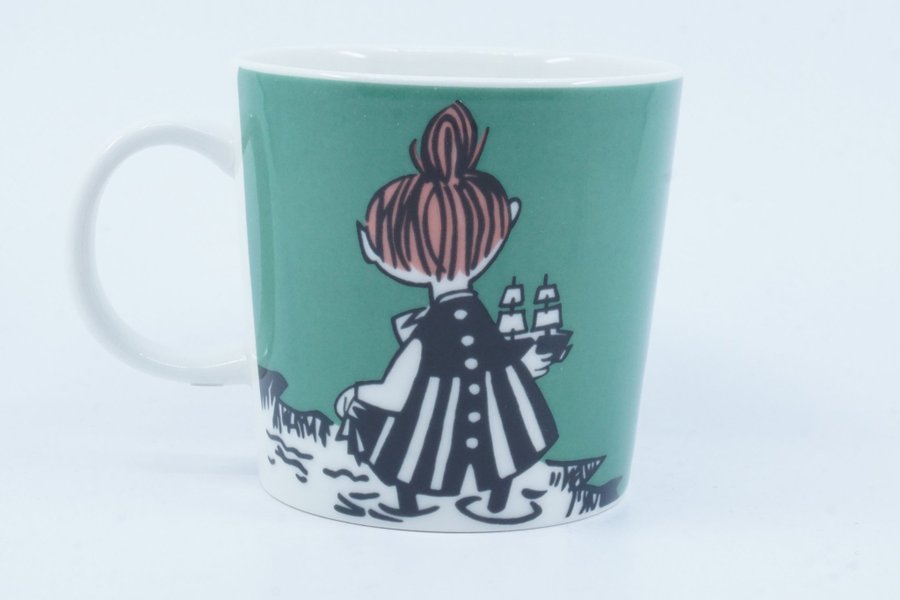 Muminmugg Lilla My glider grön / Moomin Mug Little My Sliding [A]