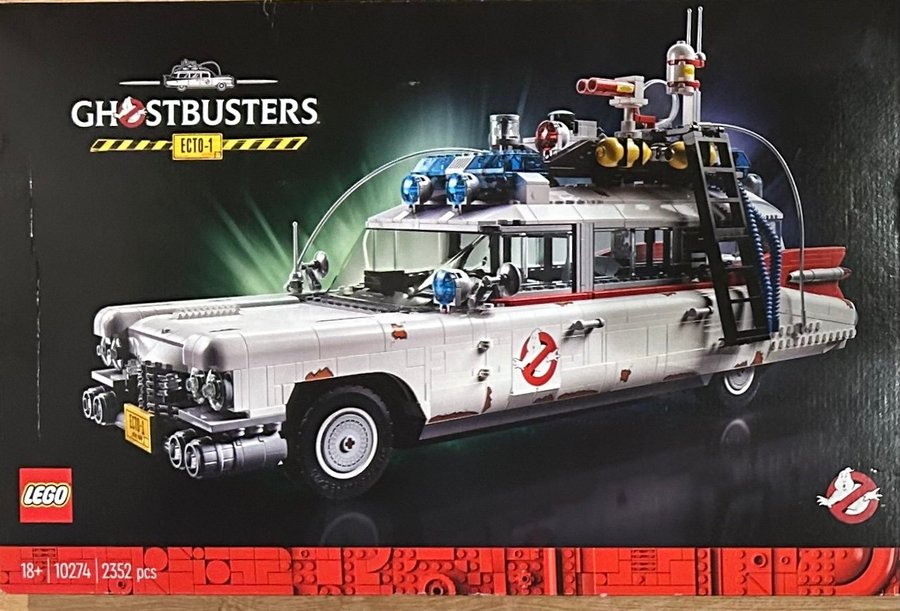 LEGO 10274 Ghostbusters Ecto 1 bil från 2020 oöppnad utrop 1kr