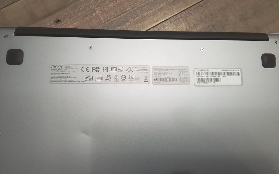 Acer Chromebook 14 CB3-431.