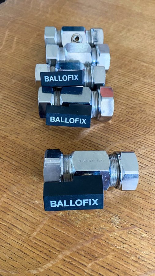 Ballofix Kulventiler