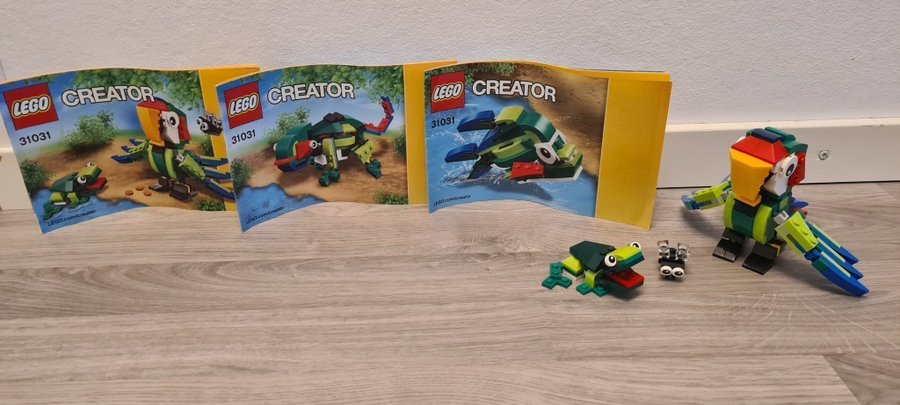 Lego creator 31031 3-in-1 rainforest animals julklapp