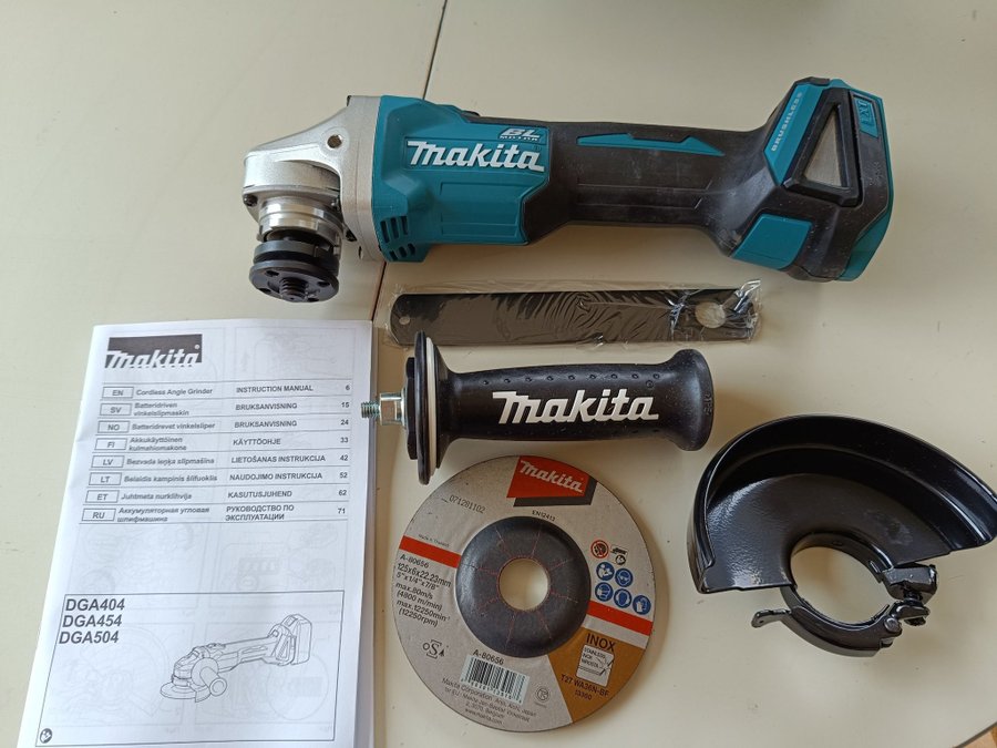 Makita DGA504Z 125mm Vinkelslip