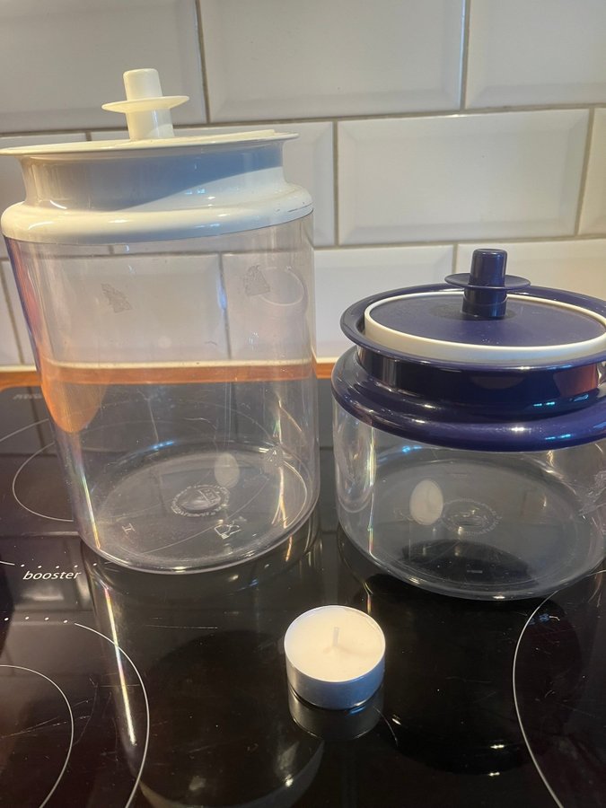 Tupperware Concorde 1,2 l och 2,4 l med lock