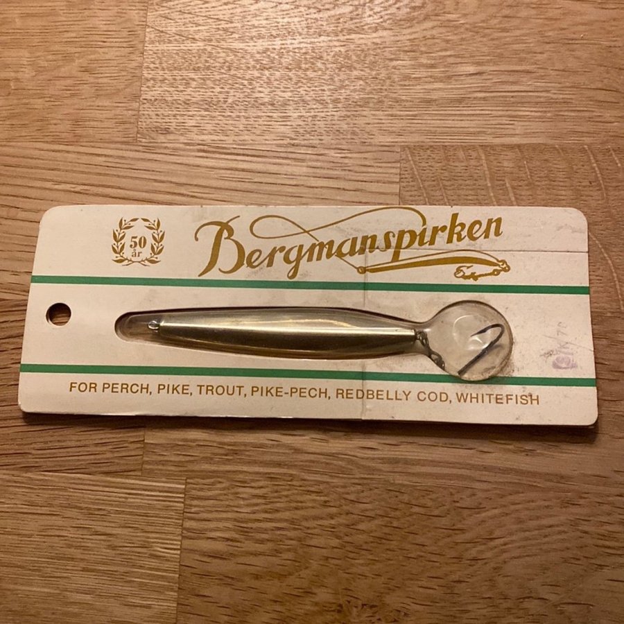 Vintage Bergmanspirk silver/koppar i orginalförpackning