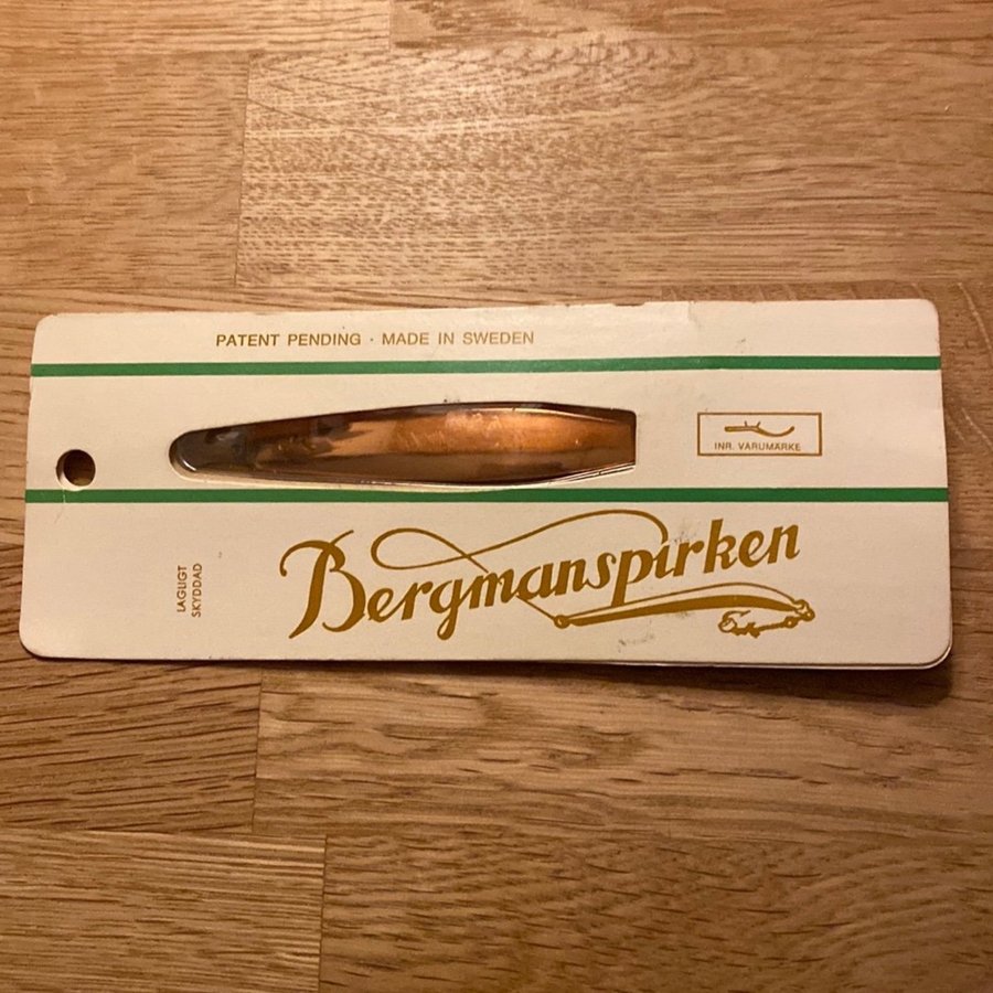 Vintage Bergmanspirk silver/koppar i orginalförpackning