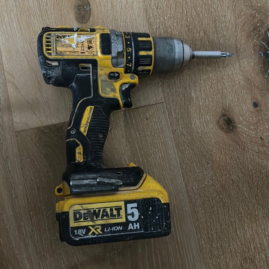 Dewalt XR DCD 18V Li-Ion Slagborrmaskin