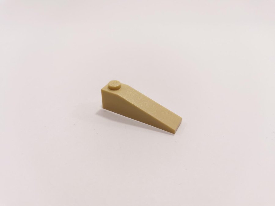 Lego - sned - slope - 4x1 18 - part 60477 - ljusbiege (tan)