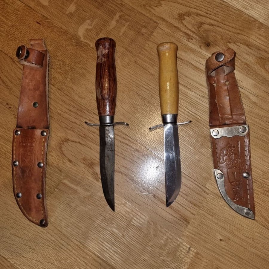 2st svenska vintage mora knivar