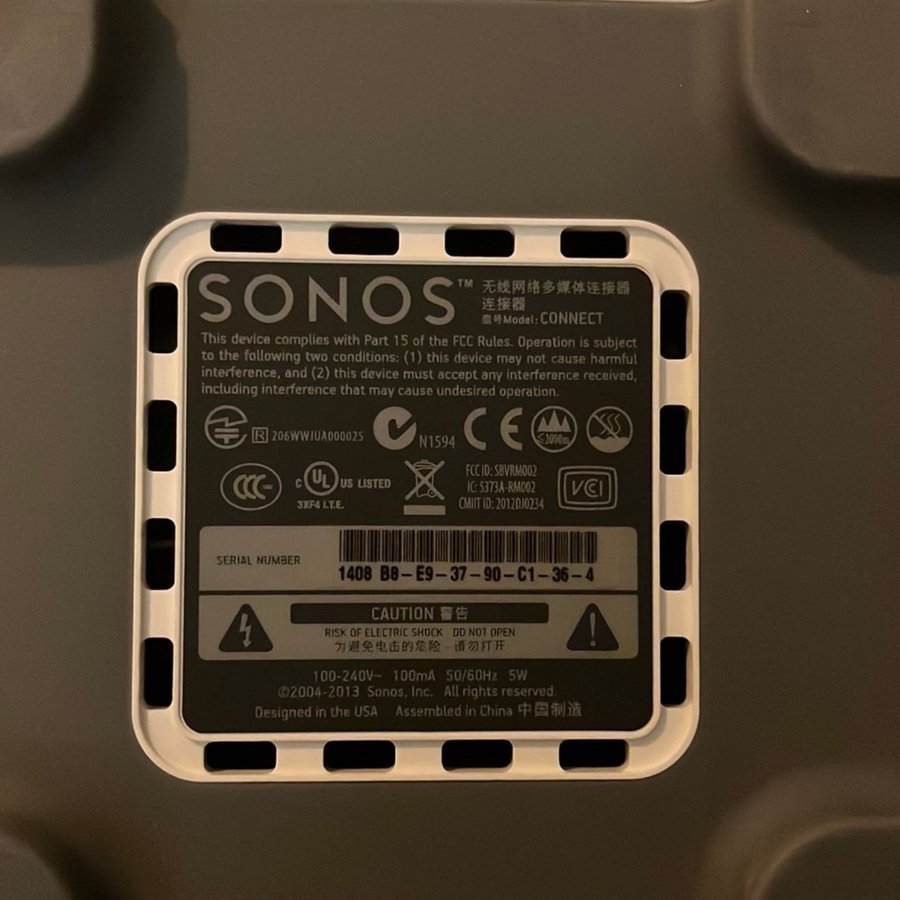 Sonos Connect Gen1