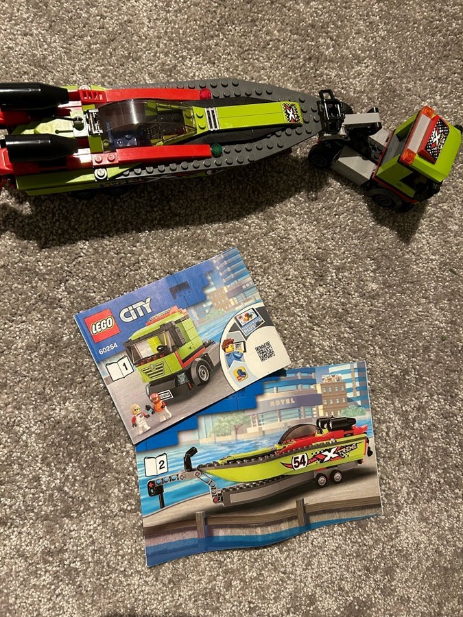 Lego city Racerbåtstransport 60254