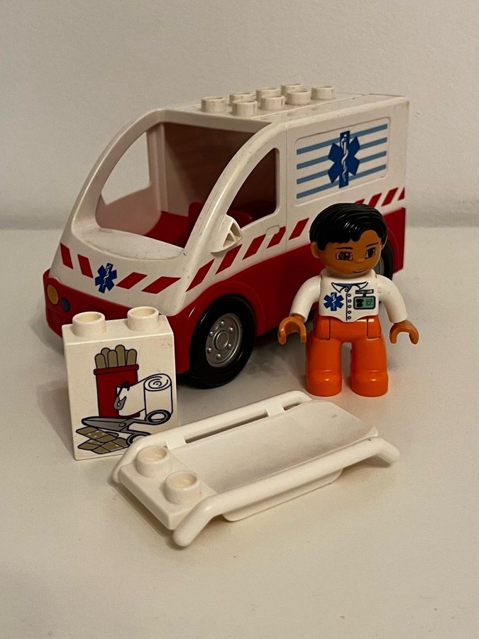 Lego ambulans med tillbehör