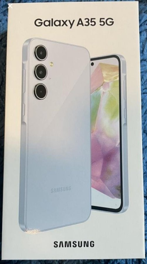 Samsung Galaxy A35 5G obruten förpackning