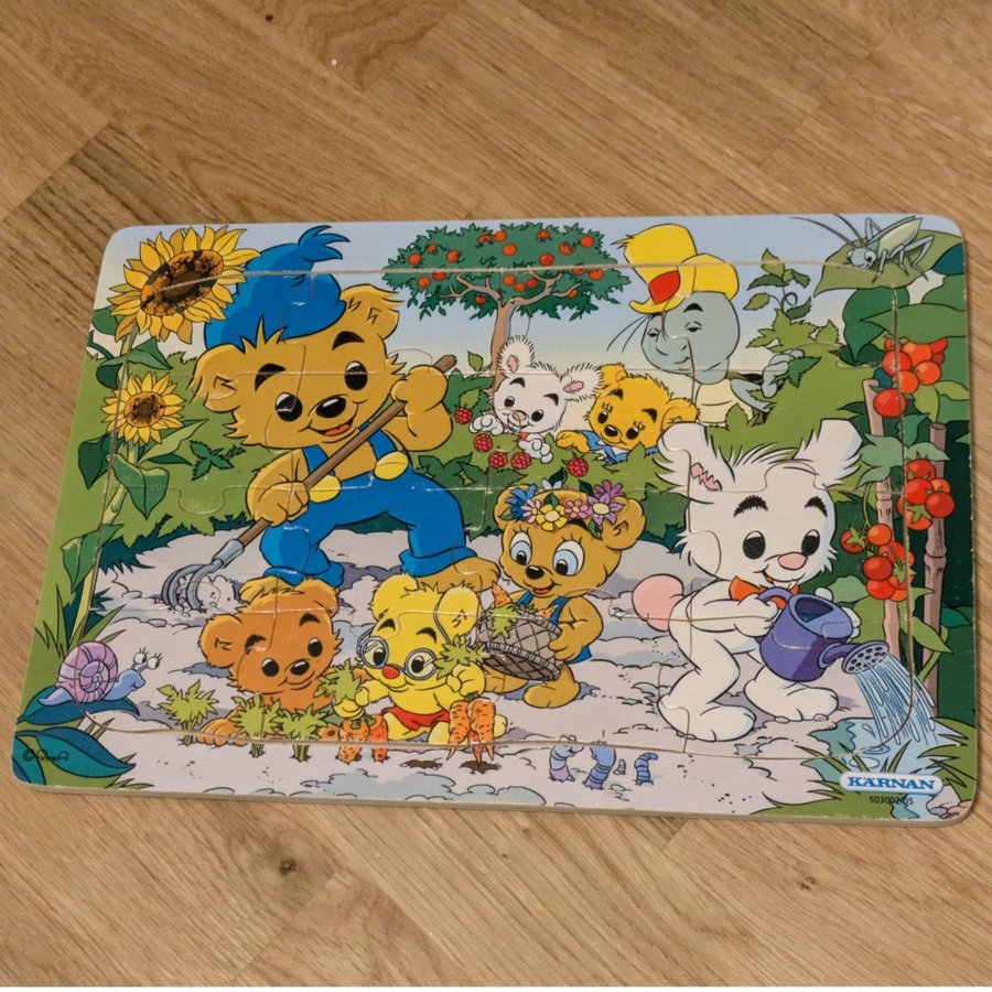 Bamse pussel 16-bitar