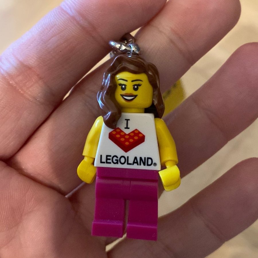 NY LEGO Legoland Nyckelring tjej