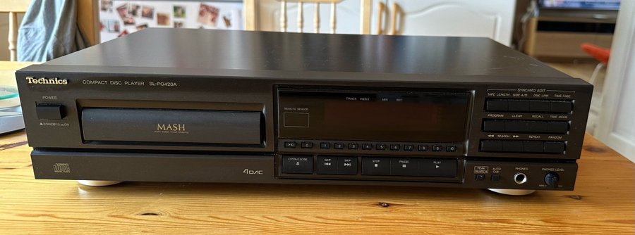 TECHNICS COMPACT DISC PLAYER MOD SL-PG 420 A MASH 4 DAC FILTER