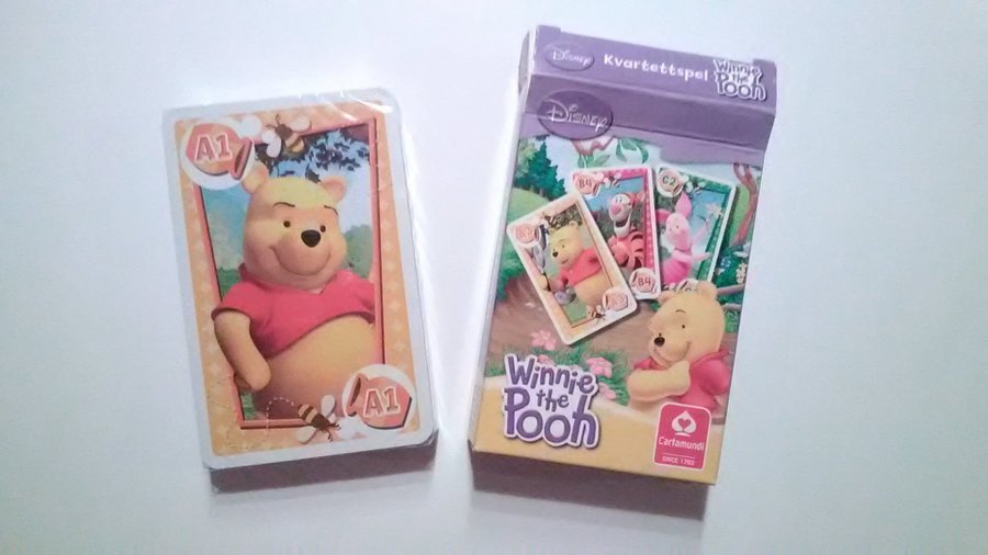 WINNIE THE POOH KVARTETTSPEL DISNEY NYTT CARTAMUNDI