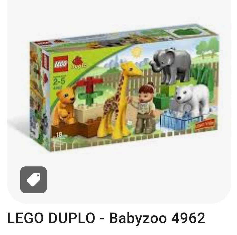 LEGO DUPLO - Babyzoo 4962