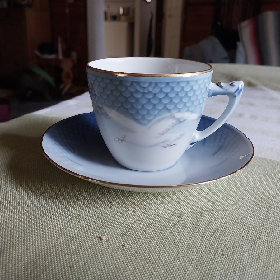 RETRO/VINTAGE Bing  Gröndahl Kaffekopp Måsen 1970-tal (1)