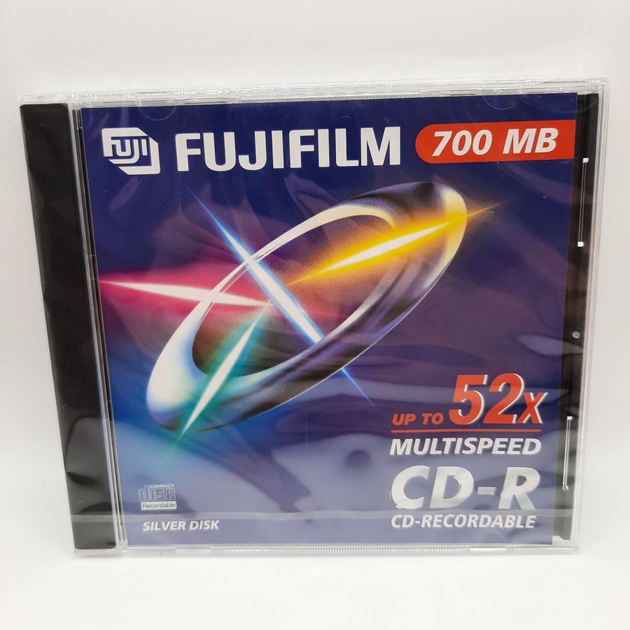 FujiFilm CD-R 700MB 52x Multispeed Brand New Sealed