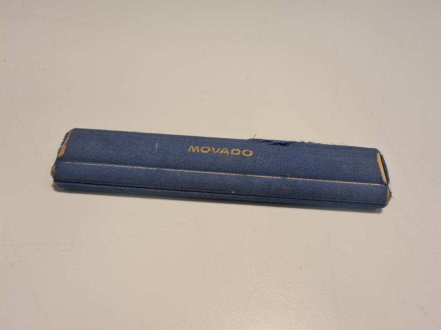 Vintage Retro Movado NK urbox / Skrin / ask / klocklåda / fod