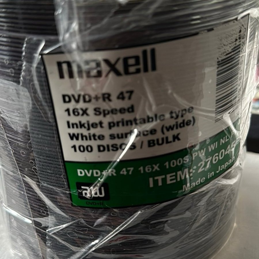 Ca 80 st DVD+R 47 16x Skivor - Maxell