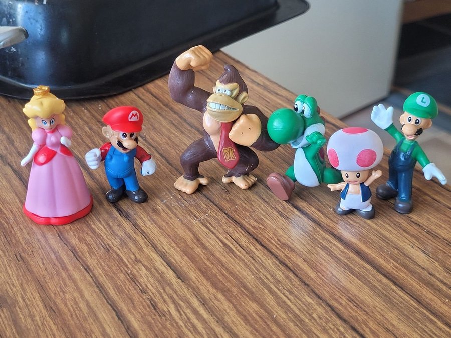 Super mario bros figurer x 6 #1