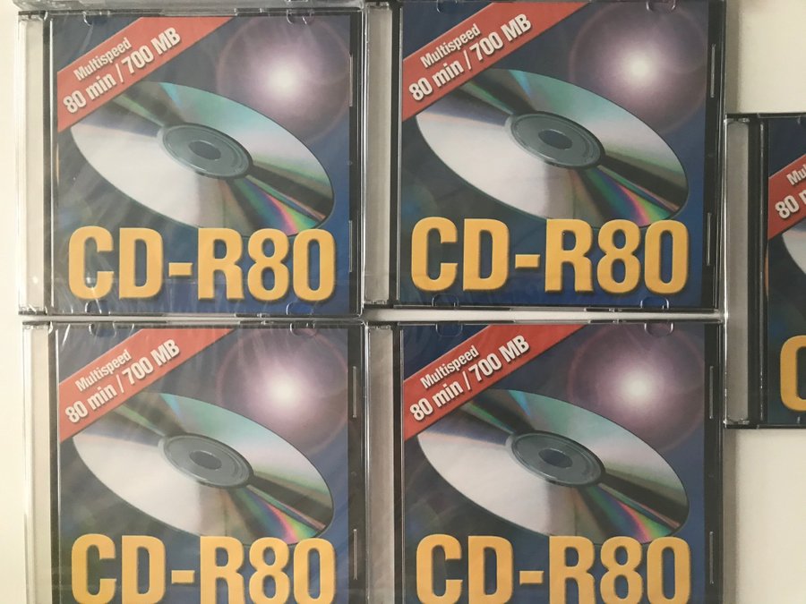 Paket CD-R80 + DVD-R ( CD ROM skivor DVD nygl