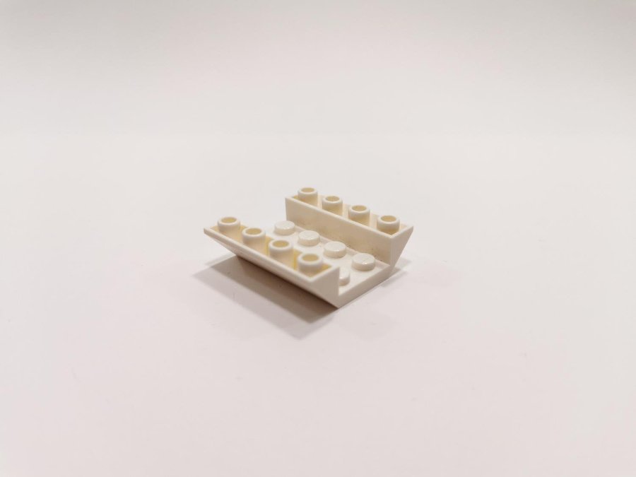 Lego - slope - underdel - 4x4 - part 4854 - vit