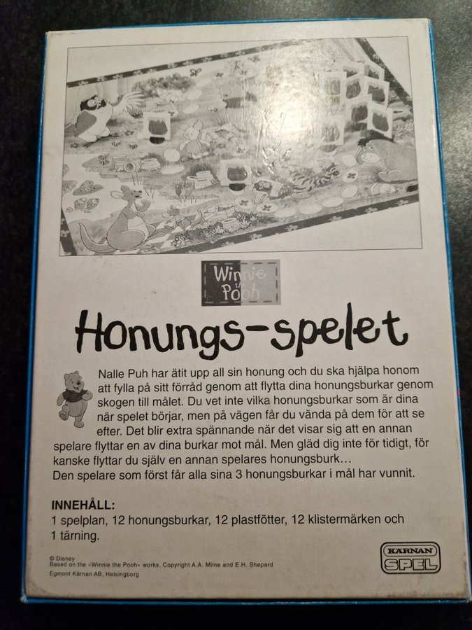 Nalle puh honungsspelet komplett