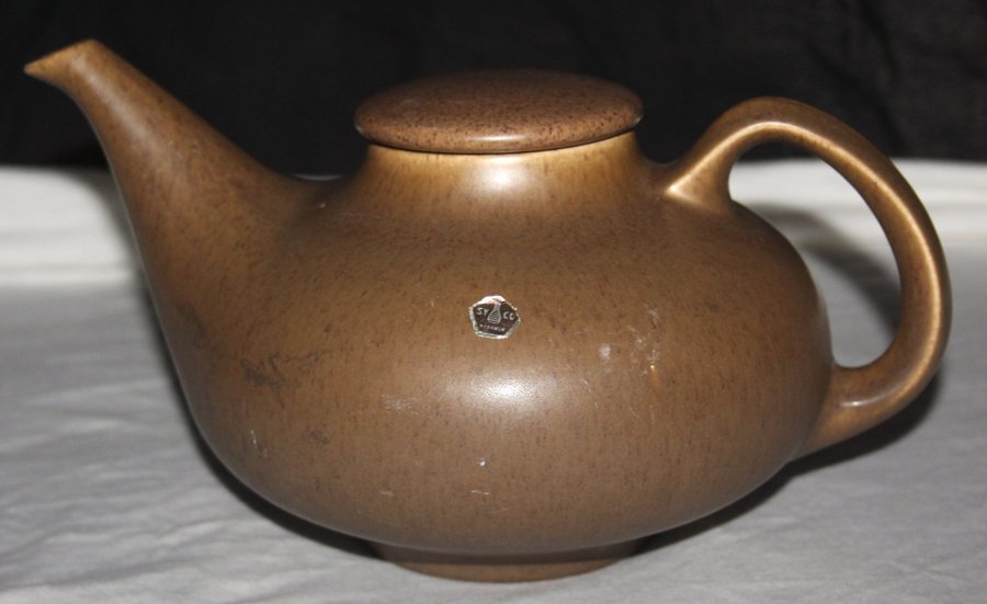 Tekanna keramik Syco Sweden vintage retro teapot Swedish design 1960s