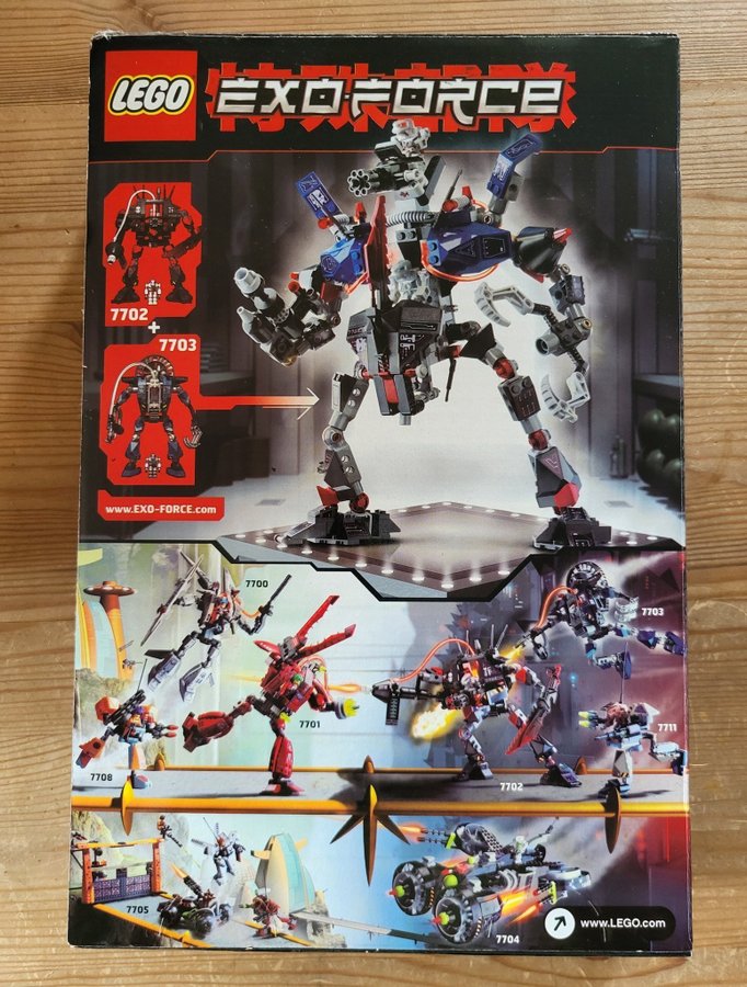 Lego Exo-Force 7702 Thunder Fury (2006) New/Sealed