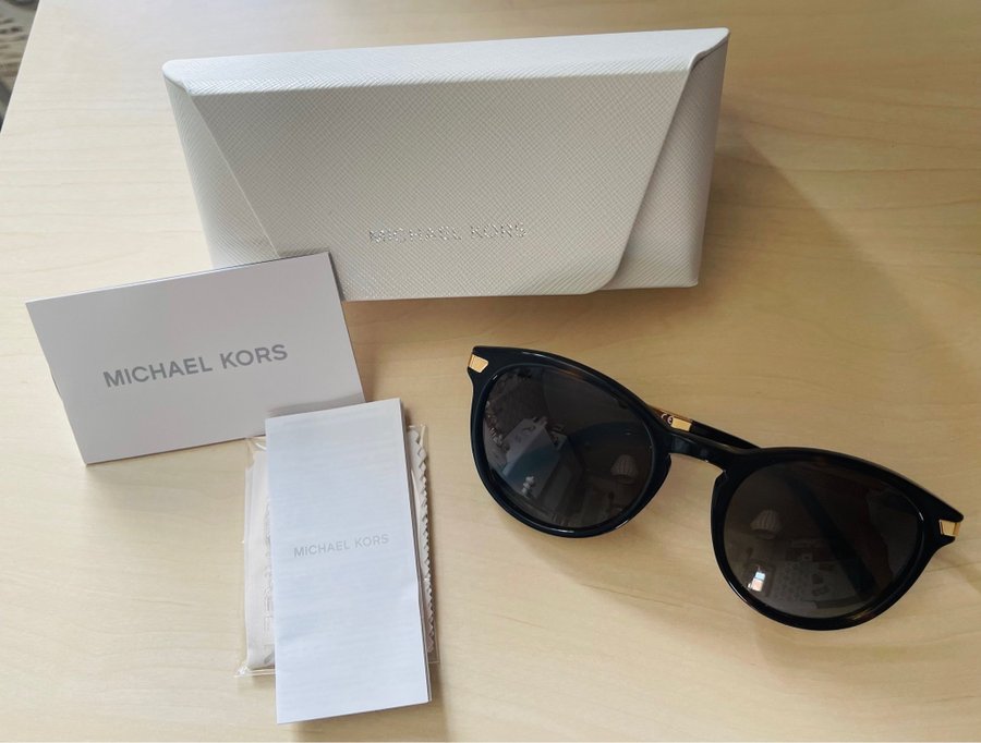 Michael Kors MK2023 ADRIANNA III Sunglasses for Women Black Round