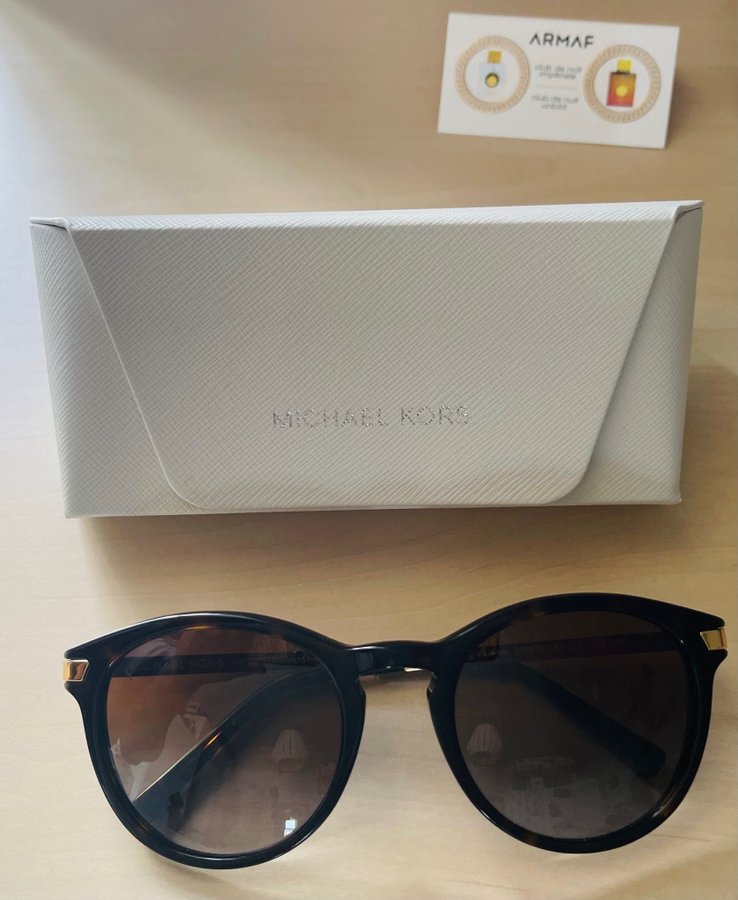 Michael Kors MK2023 ADRIANNA III Sunglasses for Women Black Round