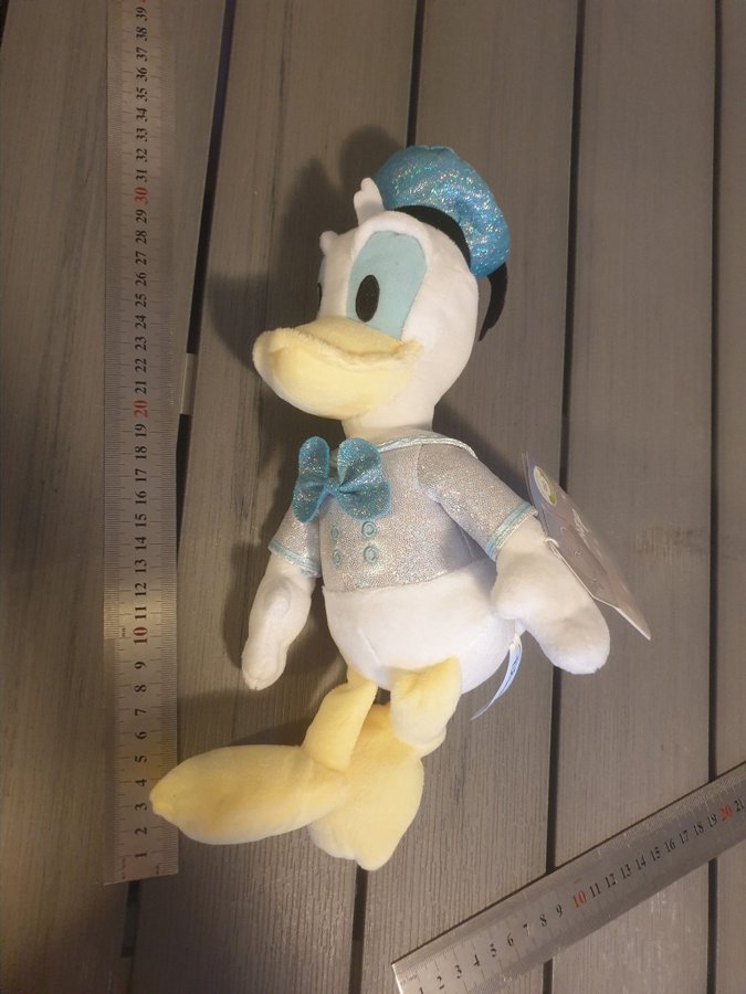 Ny nalle disney mickey mouse 100år kalle anka mjukisdjur 32cm