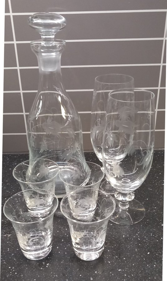 Glasset duka blåklocka 4+2×1