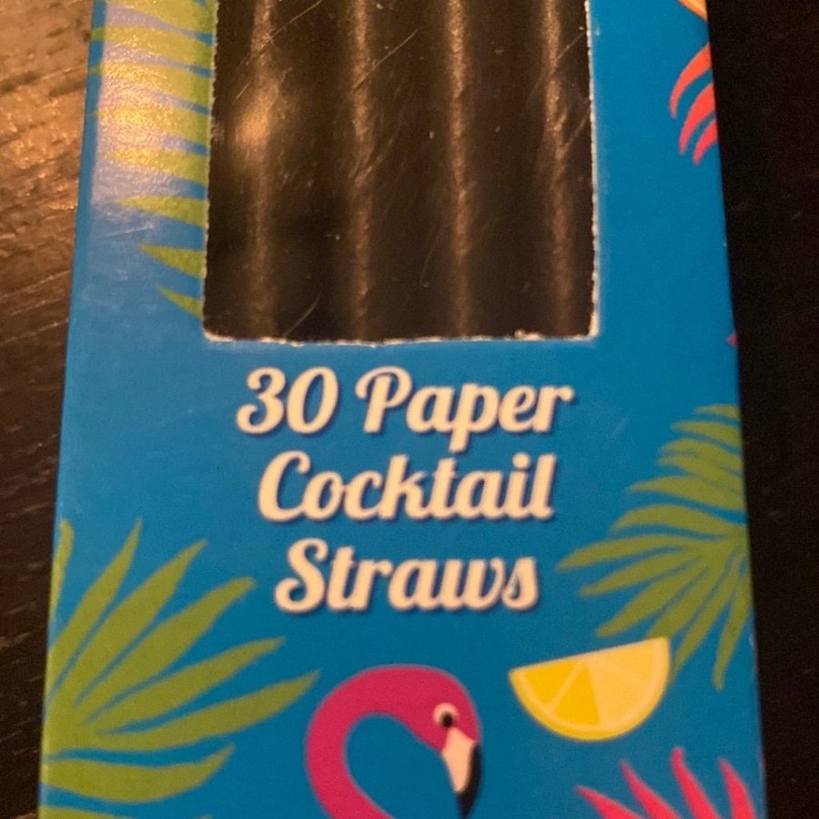 Cocktail sugrör nya i förp