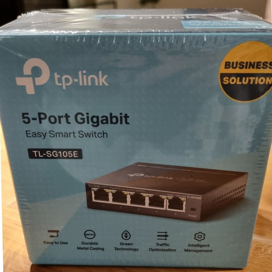 TP-Link 5-Port Gigabit Easy Smart Switch TL-SG105E NEW