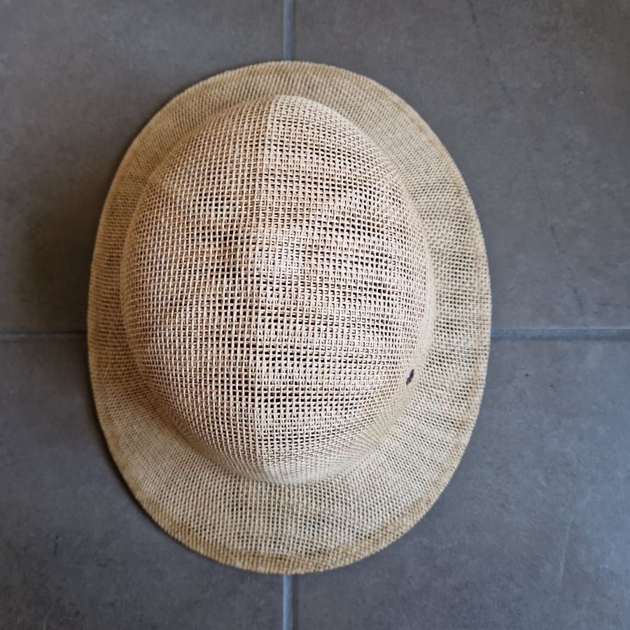 Brookstone Vintage Safari Jungle Hard Hat Tan Made in USA