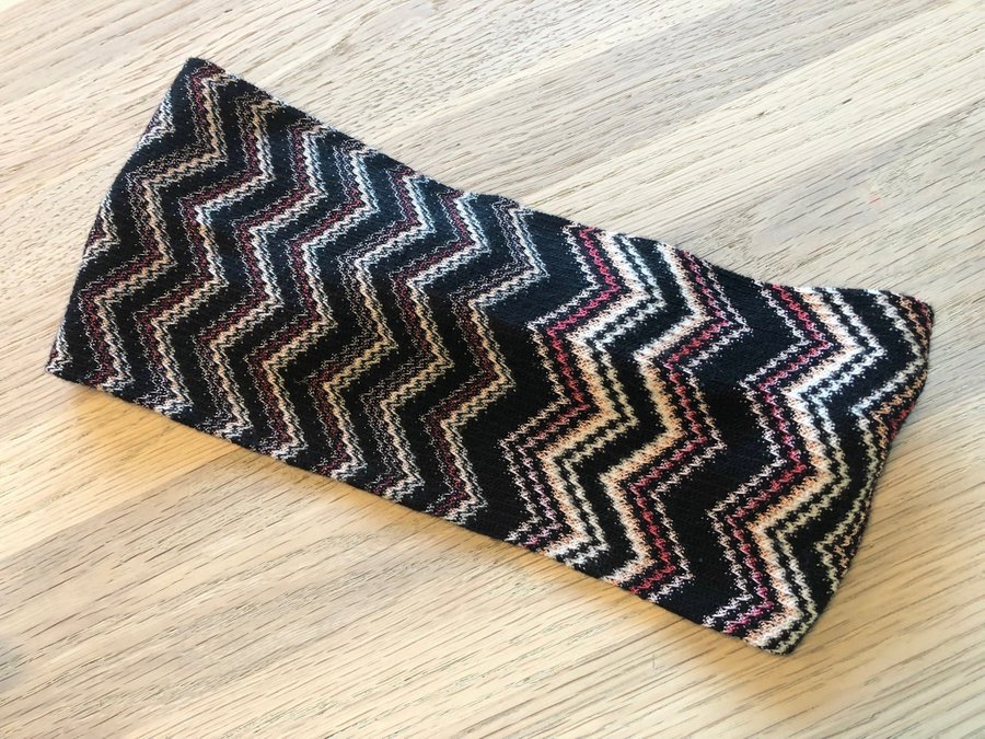 MISSONI STICKAT PANNBAND ULL ZIGZAG HEADBAND