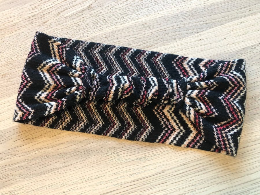 MISSONI STICKAT PANNBAND ULL ZIGZAG HEADBAND