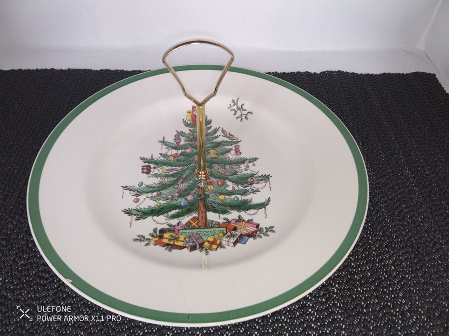 Spode Christmas Tree England julmotiv serveringsfat S3324I