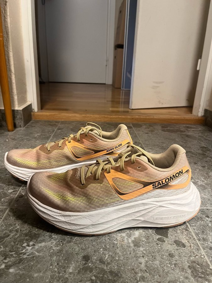 Salomon Aero Glide Löparskor Dam Beige/Orange