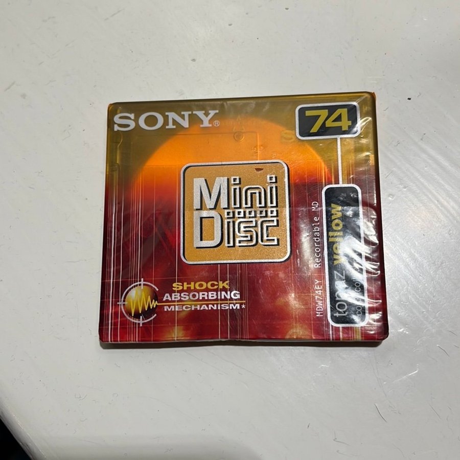 Sony MDW-74EY MiniDisc 74 min.RCA kabel