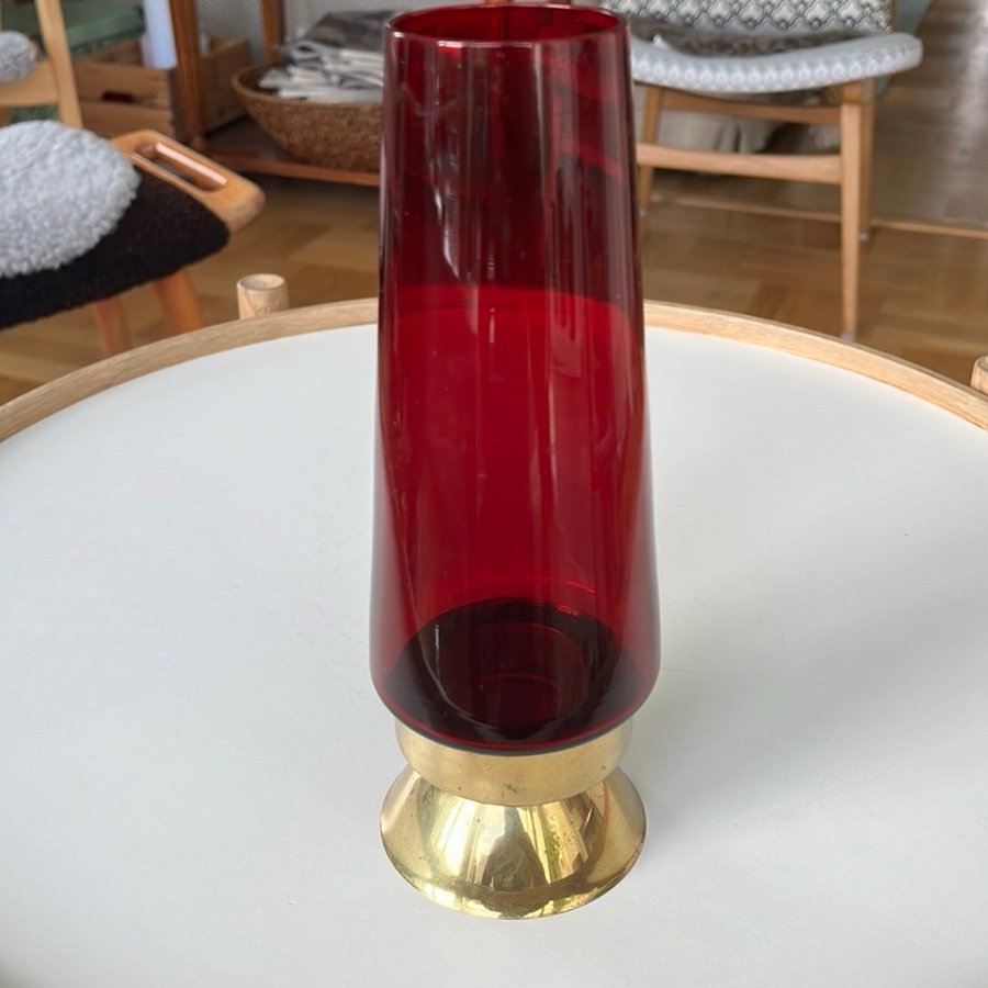 Retro ljuslykta för värmeljus 60-tal vintage candle lantern for tea lights 60’s