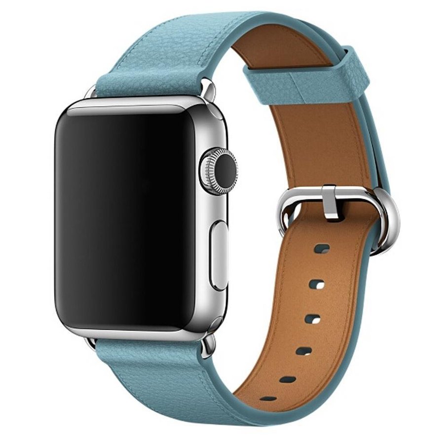 Classic Buckle 44/45/46/49mm Apple Watch Armband - LIGHT BLUE