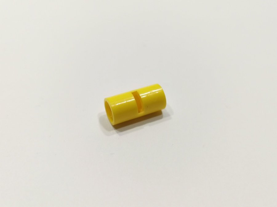 Lego - technic - pin connector - 2L - part 62462 - gul