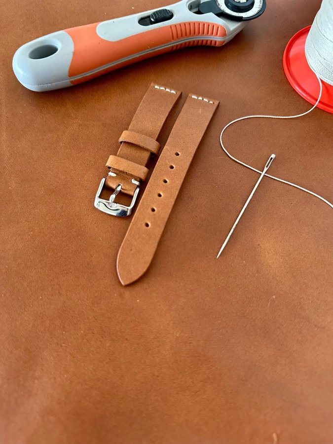 16mm Leather strap